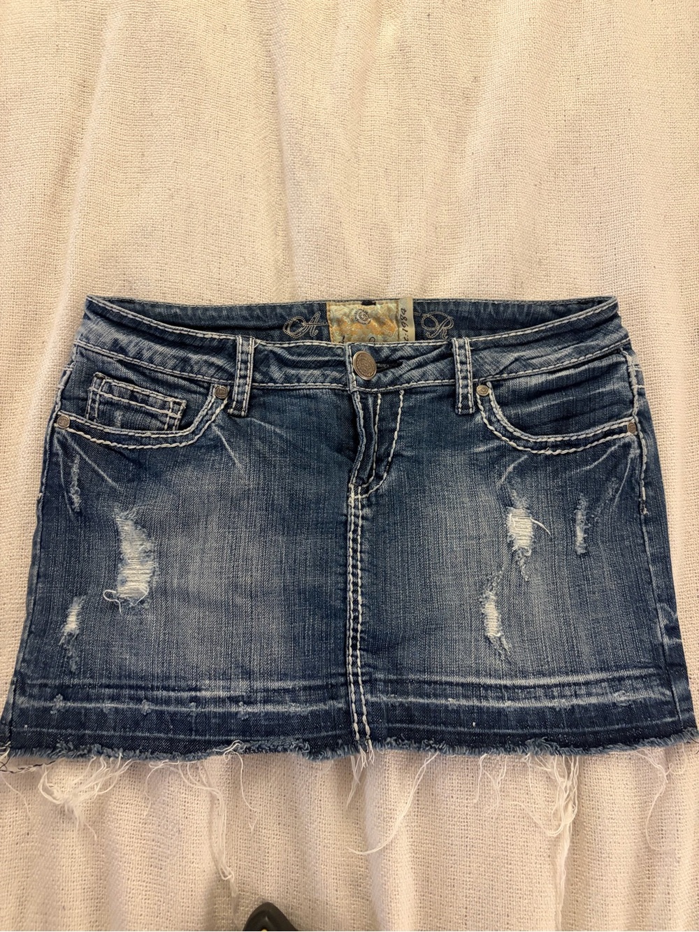 Y2K Denim Mini Skirt